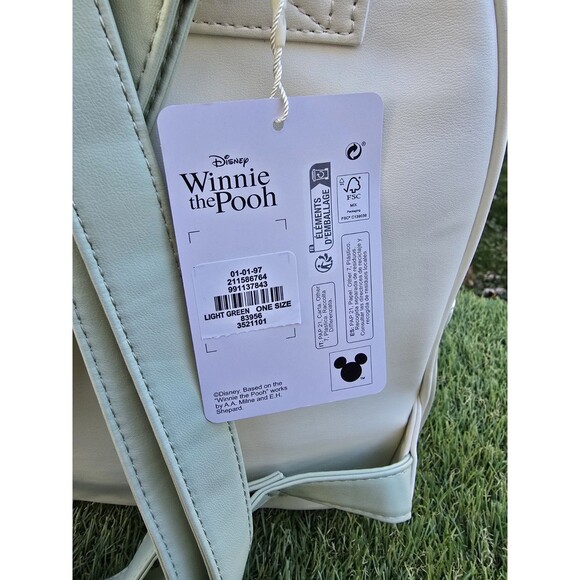 Disney Winnie the Pooh Faux Leather Backpack 13.5"x10" Primark Soft New With Tag - Picture 8 of 15